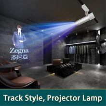 FinOti 55w,Hd Custom Advertising Pattern Sign Track Led Lighting Projection Lamp Orbital GOBO Projector Advertising Logo Pattern Customized Projection Spotlight