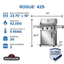 Napoleon Rogue 425 3-Burner Propane Grill