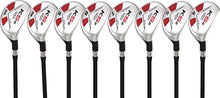 Majek Senior Men’s Golf All Hybrid Complete Set Black