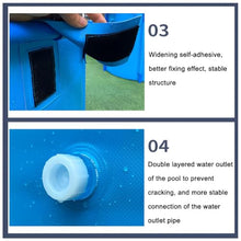 Zfmnoyev Round Pool Above Ground, PVC Canvas Fish Pond Pool with Bracket, Large Collapsible Pool Above Ground, for Store up Water Irrigation, Easy to Install(2.5x1m/98.4x39.4 in)