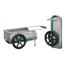 Tipke Foldit Do-It-All Collapsible Aluminum Utility Cart, 300 lb, Silver