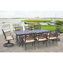CAMBRIDGE Seasons 9-Piece Outdoor Dining Set Tan