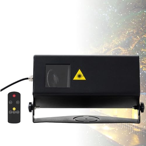 GwlThixion Firefly Projector Lamp, Remote Control Projection Lamp, Decorations Stage Lights, 8 Lighting Effects Fairy Light Projector, Waterproof IP65 Outdoor Garden, for Holiday, Wedding 25W-White