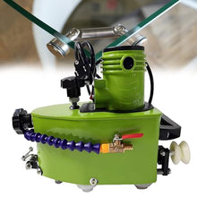 Portable Straight Bevel Edger Glass Edging Machine Electric Glass Edging Grinding Machine for 6-12mm Glass Polishing ( 12mm)