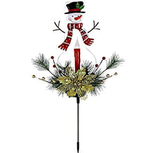 Christmas Lawn Snowman Plug-in Light Solar Hardware Snowman Plug-in LED Outdoor Decorative Lights