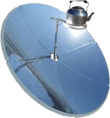 CHIPEL Concentrating Solar Cooker, Classic Solar Cooker 1800W, Portable Solar Oven Camp Stove Grill for Outdoor Camping Cooking Grilling Barbeque, Focal Spot Temperature:700-1000°C 59'' Diameter
