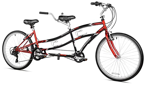 KENT Northwoods Dual Drive Tandem Bike 26-Inch Red/Black