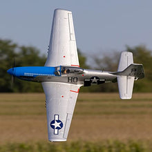 E-flite RC Airplane P-51D Mustang 1.2m BNF Basic with AS3X and Safe Select