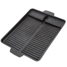 TBLOTYD Maifan Stone Smokeless Non-Stick Round Barbecue Plate Cassette Stove Household Outdoor,E-1pcs