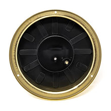 Fischer 1508B-45.6 - Maritime Inner Barometer - 125 mm Pressure Gauge, Black Dial, Brass Case, Made in Germany
