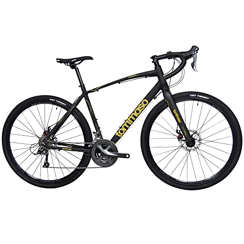 Tommaso Sterrata Sport Performance Gravel Bike Black/Gold 58cm