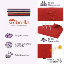 Midtown Umbrellas 9x9 Ft Outdoor Cantilever Patio Umbrella Black Frame Sunbrella Red