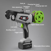 WEIMILOR Battery-Powered Vineyard Tying Machine Plant Tying Machine, Garden Tools Tying Pliers, Tying Machine Hand Tape Tool for Tying Tomatoes Grapes Flowers Vegetables Vineyard, Garden Tool