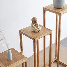 Wooden Plant Display Stand Tall Plant Stand Rack Indoor Flower Pots Stand Holder Planter Display for Living Room Balcony Garden Garden Plant Stand Display Stand (Size : Large) ()