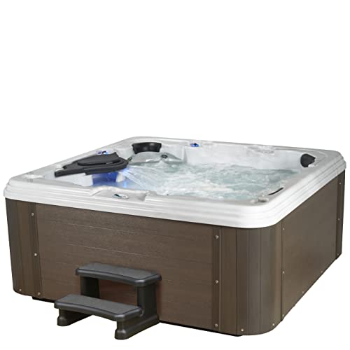 Essential Hot Tubs Select Series 40-Jet 6-Person Lounger Gray