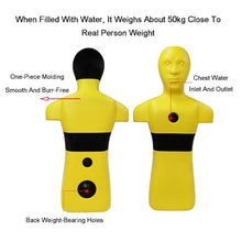 Pool Life-Saving Training Model,PE Swimming Pool Lifesaving Dummy,Swimming Teaching Tools,for Water Practice(Color2)