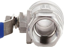 Garden Tap Connector Water Pipe Fittings, SS304 Ball Valve 1/4 3/8 1/2 3/4 Female/Male Thread Adapter Coupler DN8(DN50)