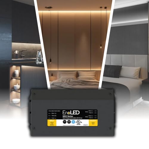 WIRED4SIGNS Multi-Channel DIMMABLE Class 2 LED Driver 24V ENOLED MX2 Series for HIGH Power Multi Zone LED Strip INSTALLATIONS