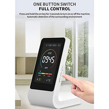 TEOYETTSF 3-in-1 Intelligent Carbon Dioxide Detector Lightweight Measuring Tool Indoor Air Quality Monitor Thermometer Hygrometer