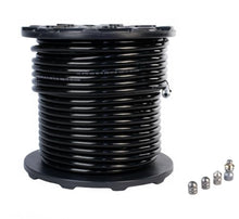 Sewer Jetter Hose & 4 Nozzles 3/8in.x 300ft. 4400 PSI & 9.0 Orifice Stainless Steel DLX Thruster Flusher Degreaser Spinner