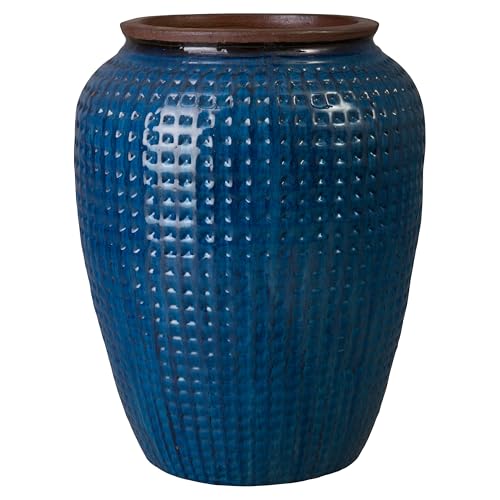 Emissary - Waffle Jar, Blue 25x32 H