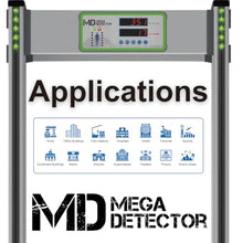 Walk Through Metal Detector, MegaDetector® 18-Zone IP54 Indoor for Schools