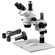 AmScope Digital Trinocular Stereo Zoom Microscope 3.5X-90X White