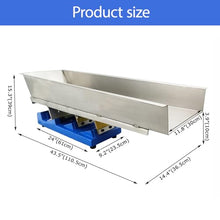 BEILOCKERY 110V Electromagnetic Vibrating Feeder, GZV-8 Shaking Feeding Machine, 100W Mini Vibration Feeder 3000r/min for Granular and Powdery Materials with Controller