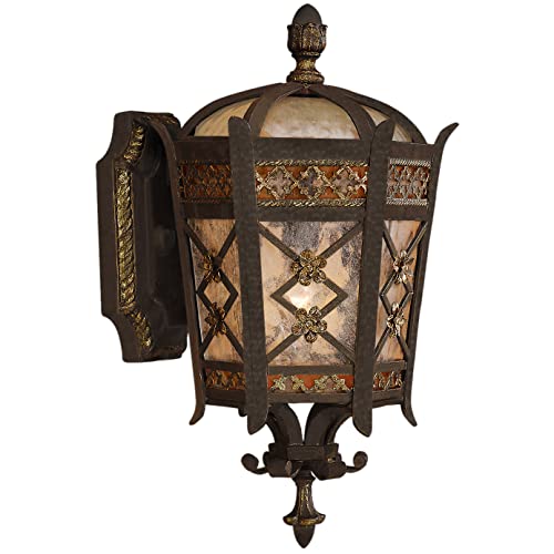 Fine Art Lamps 404781, Chateau Outdoor Wall Sconce Lighting, 60 Total Watts, Patina