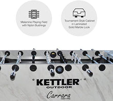 KETTLER Carrara Outdoor Foosball Table Black