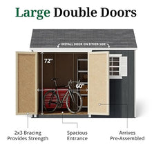 Little Cottage Co. 10x10 Value Workshop Shed with Operable Windows, Outdoor Wood Storage Do-It-Yourself Precut Kit