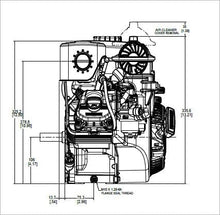Briggs & Stratton 10V352-0029-F1 Vanguard 5 HP 169cc Horizontal Shaft Engine