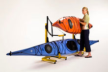 Suspenz Kayak Storage Rack, 2-Boat Free Standing - Yellow