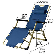 NABEIM Zero Gravity Recliner Outdoor, Patio Seating Metal, Oversize XL Adjustable Folding Padded Lounge Chair with Headrest and Thick Cushion Single Lawn Camping Reclining Chair