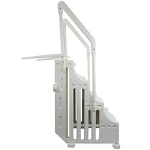 Ground Pool Step Ladder Combo with Pad Compatible for Ocean Blue