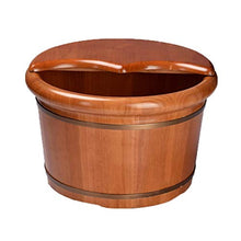 Bucket for Foot Bath,Sauna Accessories Sauna Bucket Water Bucket,Handmade Wooden Footbath Tubs,Foot Relaxing Barrel Present