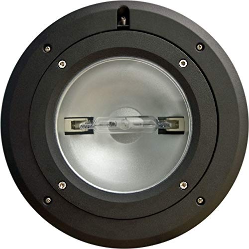 Dabmar Lighting DW4900 Cast Aluminum In-Ground Adjustable Well Light, Black