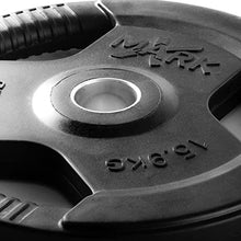 XMark Rubber Coated Olympic Weight Plate Set 395 lb Set