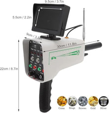 Metal Scanner Detector, 1000m Range and 30m Depth, Underground Metal Detection Finder with Display, High Accuracy, 12v 1600mah Battery, for Gold Silver Copper
