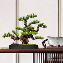 YXIANG56Q Fake Plants Artificial Bonsai Pine Tree Realistic Fake Plant Decoration Desktop Display Greenery Bonsai Tree