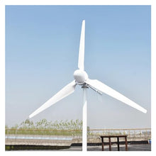 VGVGV Wind Turbine Generator Kit, 10KW 48V 96V High Efficiency Horizontal Wind Power Turbine Electric Alternative Generator for Farm Home 3 Blades 10000W Windmill(96V)