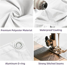 Custom Outdoor Sails for Shade Waterproof 20x26 FT Straight Edge with Grommets Ties Sun Shade Sail 98% UV Block for Patio, Pergola, Garden, Backyard-White