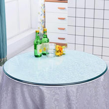 Pealihuy Garden Outdoor Table Top,for Office Desk, Tempered Glass Round,Negotiation Table, Dining Table - Round Glass Table Top Replacement,Good Glossiness,Glass Table Protector(70cm(28 in))