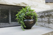 Garden Artisans 'Arzu' Solid Brass Urn Planter – 24in Dia. x 20in H