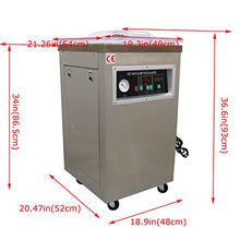 INTSUPERMAI DZ-400 Single Chamber Vacuum Packaging Machine 110V