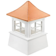 Good Directions Windsor Vinyl Cupola with Copper Roof 60" x 91" White