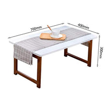 NRFJFOP Solid Wood Simple Computer Table, Laptop Folding Bed Small Study Dining