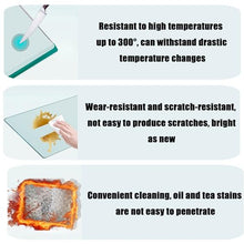 Hoiweqr Tempered Glass Table Top, Rectangular, Tempered Glass Table Top, Clear Circular Dining Table Top, Tempered Glass Board, Tempered Glass Cover Sheet, Glass Dining Table (Size : 100x80cm)