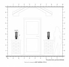 Livex Lighting 1 Light Satin Brass Outdoor Post Top Lantern