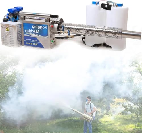 Pulse Jet Thermal Fogger, Handheld 15L Portable Thermal Fogger Machine Unit, for Warehouses and Farms(A)